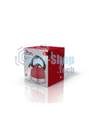 Чайник со свистком Zeidan Z-4279-02 3 л, красный