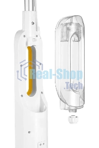 Швабра паровая Kitfort КТ-1048-1 белый/желтый