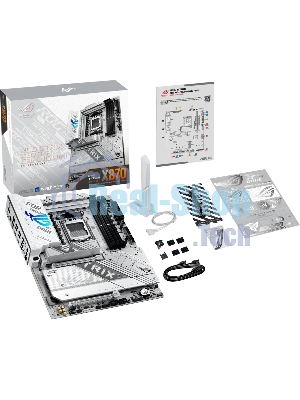 Материнская плата ASUS ROG STRIX X870-A GAMING WIFI, AM5, AMD X870, 4xDDR5, 2xSATA, 4xM.2, 1xPCI-E 4.0 x4, 1xPCI-E 5.0 x16, 1xHDMI, 1xDP, 1x 2.5Gb LAN, 4xUSB-A 3.2 Gen 1, 5xUSB-A 3.2 Gen 2, 1xUSB-C 3.2 Gen 2, 2xUSB4, 2x3.5 мм, 7.1, ATX