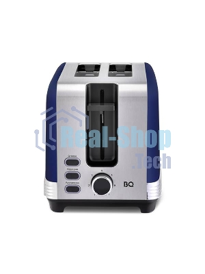 Тостер BQ T1000 синий, 1000 Вт, 2 слота