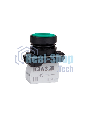 Кнопка управления КМЕ4111м 1но+1нз IP40 цилиндр зел. КЭАЗ 248242