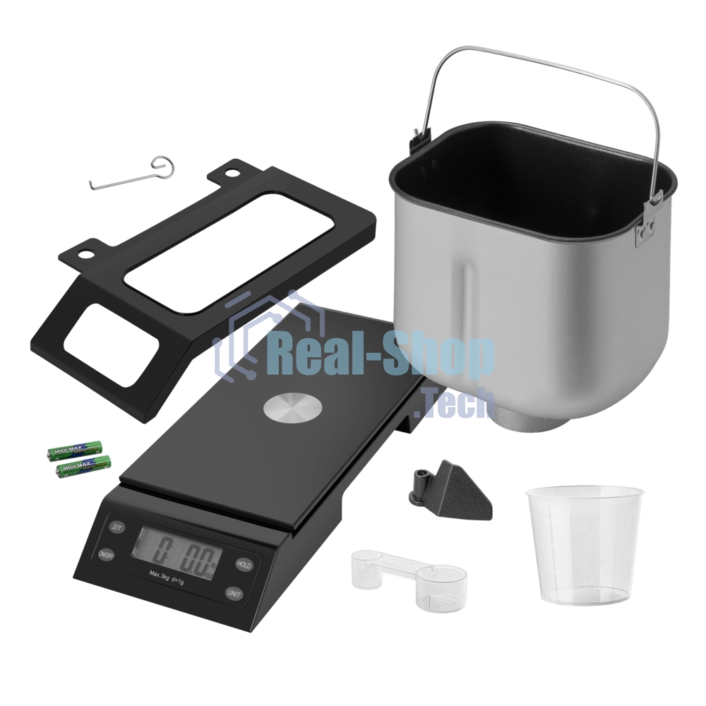 Хлебопечка Maunfeld MBM-900DSS 615 Вт, 13 программ, нержавеющая сталь