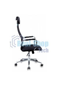 Кресло руководителя Бюрократ KB-9N/BLACK черный TW-01 TW-11 сетка крестовина хром