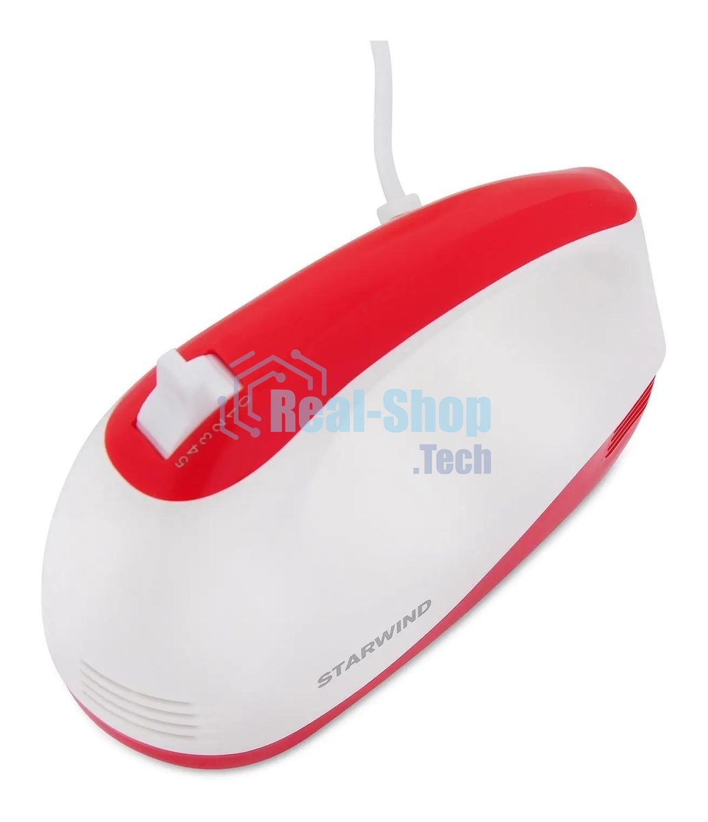 Миксер ручной Starwind SHM-251 250 Вт, белый/коралловый