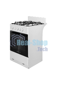 Плита газовая Maunfeld MGC50GEW08 белый, конфорок 4 шт, духовка 59 л, 50 см x 88 см x 65 см