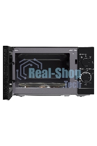 Микроволновая печь BBK 20MWS717MB черный, 20 л, 700 Вт, переключатели - поворотный механизм