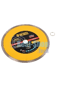 Диск алмазный сплошной Denzel супертонкий, 250 х 25,4 мм, горячее прессование, мокрое резание