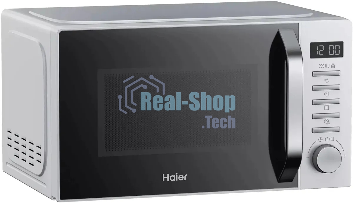 Микроволновая печь Haier HMB-DG208SA серебристый, 20 л, 800 Вт, переключатели - кнопки, поворотный механизм