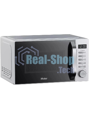 Микроволновая печь Haier HMB-DG208SA серебристый, 20 л, 800 Вт, переключатели - кнопки, поворотный механизм
