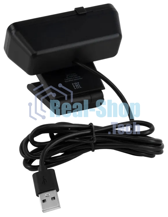 Веб-камера OKLICK OK-C21FH 1920x1080, 30 кадр/с, USB, микрофон (шумоподавление), крепление на мониторе