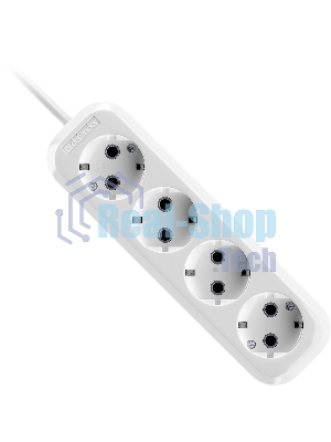 Удлинитель с заземлением Defender R340 16 А, 3 м, заземление