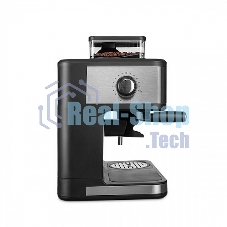 Кофейная станция BQ CM1003 сталь/черный, исп. кофе - зерновой/молотый, 1.5 л, 1150 Вт. 15 бар