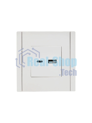 Розетка IEK FORTE&PIANO FP250 USB A+C 3,1А белый