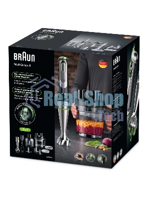 Блендер погружной Braun MQ9195XLI 1200 Вт, черный