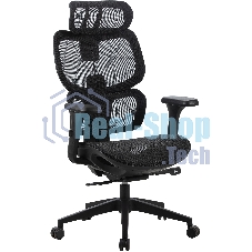 Кресло компьютерное Cactus CS-MC555-BK черный, сетка