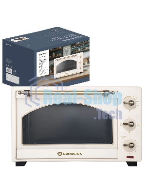 Печь электрическая Eurostek EEO-3002C (30 л, 1600 Вт, Кремовый)