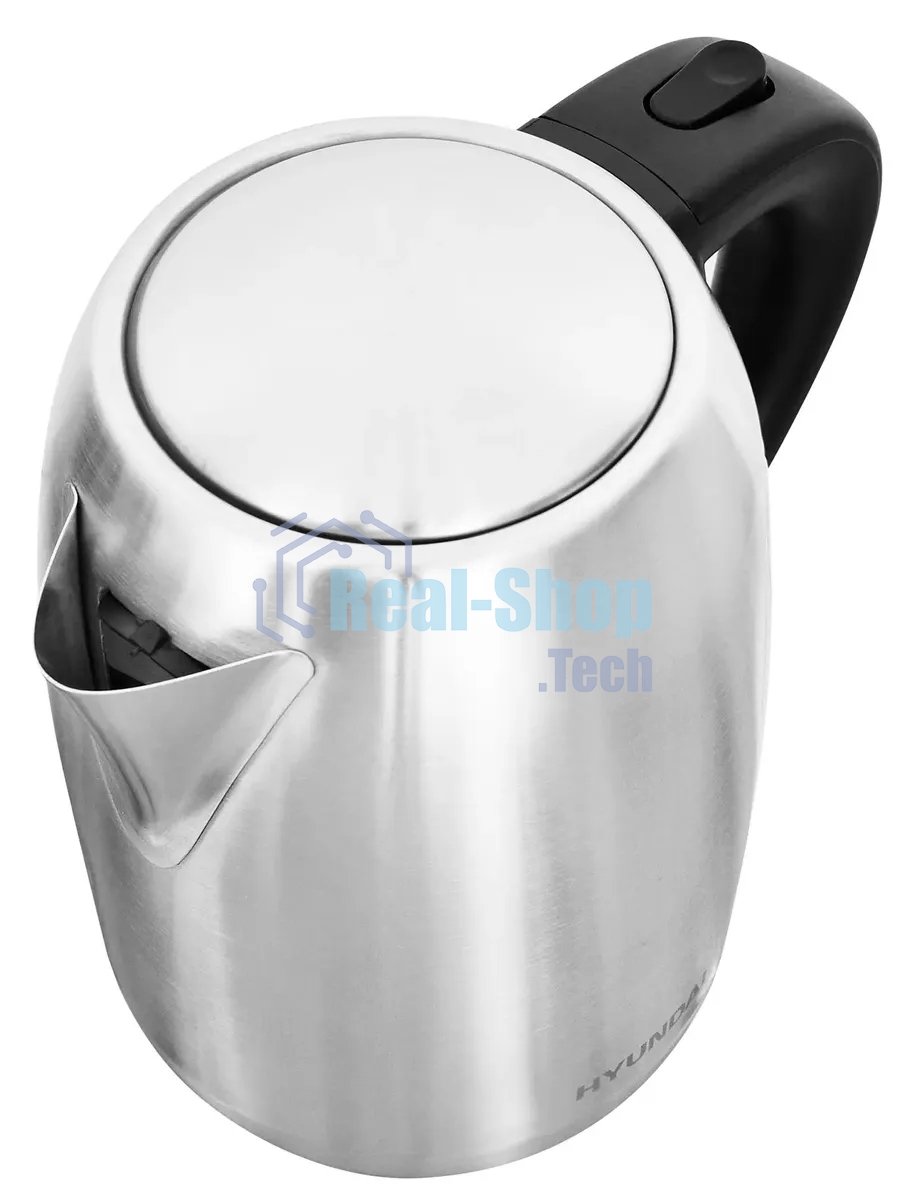 Чайник электрический Hyundai HYK-S2014 1.7л. 2000Вт серебристый/черный (корпус: нержавеющая сталь)
