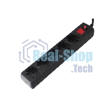 Сетевой фильтр Гарнизон EHLB-2, 5 р, 10А 3 м черный