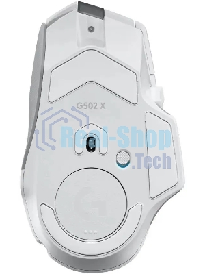 Мышь беспроводная Logitech G502 X Plus белый, 25600 dpi, радиоканал, USB, кнопки - 13