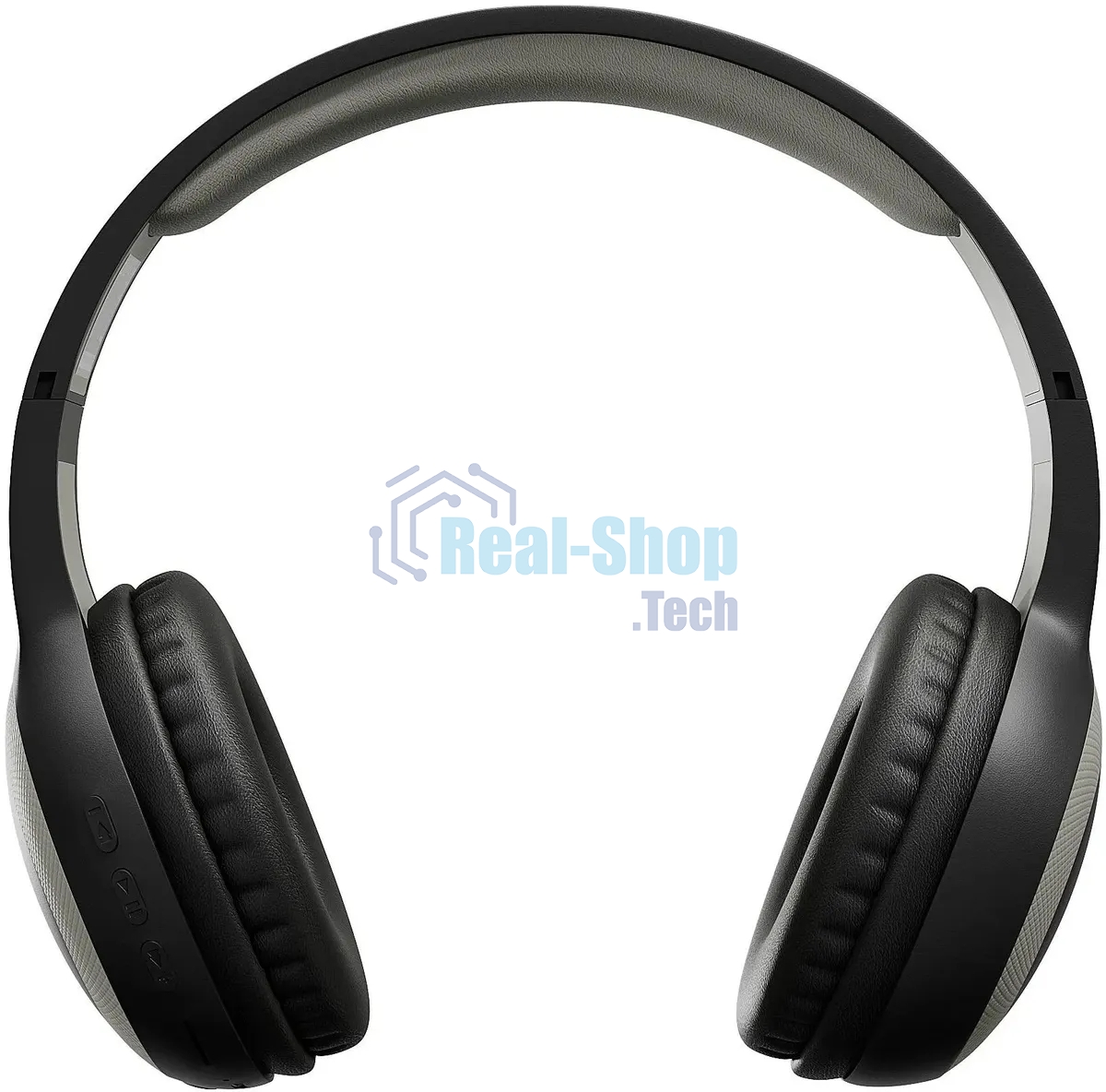 Гарнитура накладные Digma BT-15 черный/серый беспроводные bluetooth оголовье