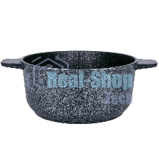 Кастрюля Maunfeld GRETA MF24GRTT01CR из литого алюминия со стеклянной крышкой, 24 см, 4 л