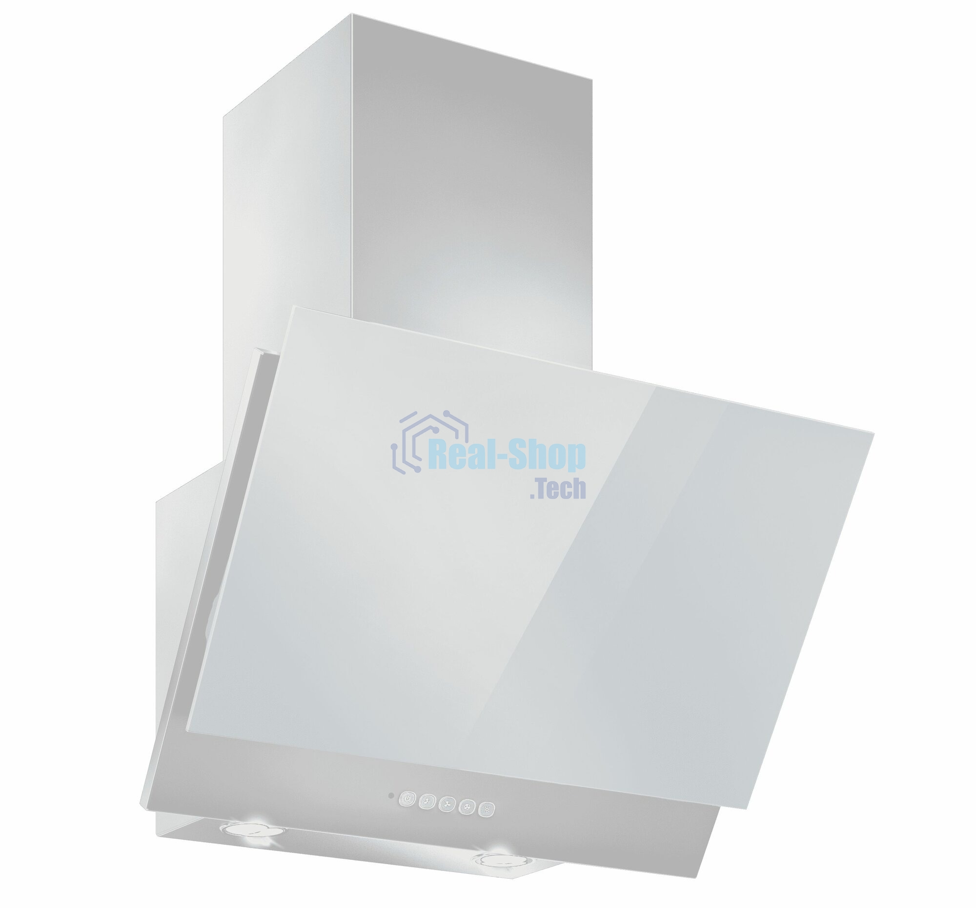 Вытяжка наклонная Elikor Рубин 60П-1000-Е4Д белый, 60 см, 1000 куб. м/ч, 59 дБ