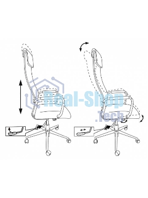 Кресло Бюрократ KB-9N/BLACK TW-01 TW-11 черный, сетка