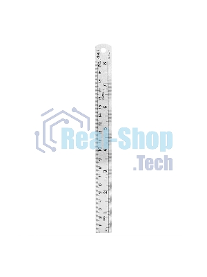 Линейка стальная Deli DL8020Y 200мм нержавеющая сталь