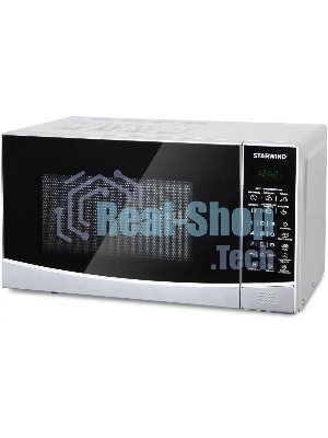 Микроволновая печь Starwind SMW2820 серебристый/черный, 20 л, 700 Вт, переключатели - сенсор