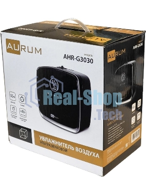 Увлажнитель воздуха AURUM AHR-G3030 черный, 30 Вт, 3 л, ультразвуковой