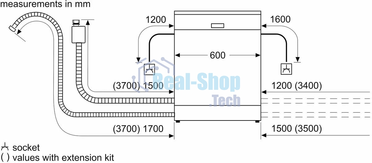 Посудомоечная машина Bosch Serie 6 SMS6EMW38Q, белый, 60 см, 13 компл., 46 дБ, класс А