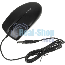 Мышь проводная A4Tech OP-530NUS черный, 1200 dpi, USB, кнопки - 3