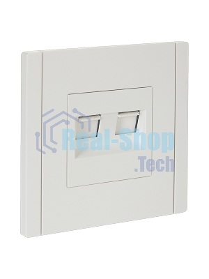 Розетка компьютерная IEK FORTE&PIANO FP234 2-ая RJ45 кат.6 белый