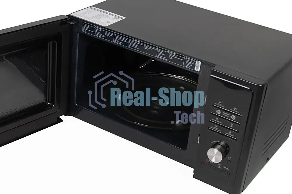 Микроволновая печь Samsung MS23F302TAK черный, 23 л, 800 Вт, переключатели - поворотный тактовый механизм/кнопки