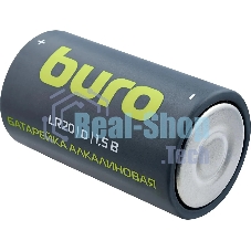 Батарея Buro Alkaline LR20 D 18000mAh (2шт) блистер, 1.5 В