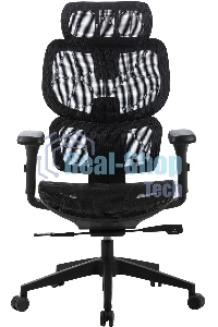 Кресло компьютерное Cactus CS-MC555-BK черный, сетка