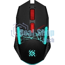 Мышь беспроводная Defender Horrodine GM-237 черный, 3200 dpi, радиоканал, USB, кнопки - 6