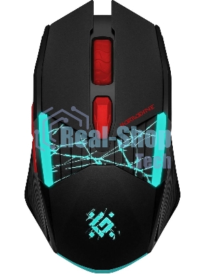 Мышь беспроводная Defender Horrodine GM-237 черный, 3200 dpi, радиоканал, USB, кнопки - 6