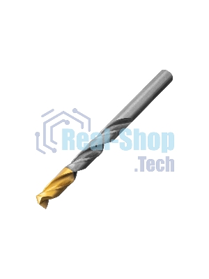 Набор сверл по металлу Denzel 1-10 мм, Р6М5-TiN, Golden Tip, 10 шт 723001