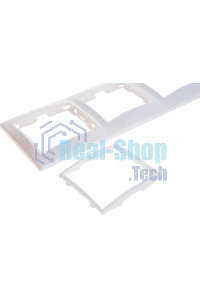 Рамка Iek EMK30-K01-DM РГ-3-КБ 3местн. горизонт. КВАРТА (белый)