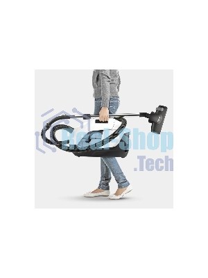 Пылесос Karcher DS 6 Plus белый/черный, 350/650 Вт, уборка влажная/сухая, пылесборник контейнер 2 л