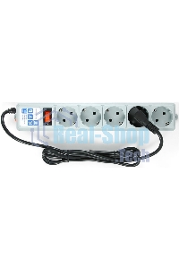 Сетевой фильтр Powercube SPG-B-10 3 м (5 розеток) серый (коробка)