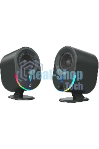 Акустическая система Оклик OK-303A 2.0 черный 20Вт BT