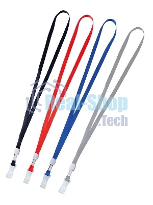 Шнур для бейджа Deli E5764 48.5х1 см нейлон ассорти (упак.: 20 шт) пластиковый пакет