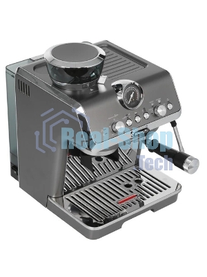 Кофеварка рожковая DeLonghi EC9255.T титан, исп. кофе - зерновой/молотый/чалды, 1.7 л, 1400 Вт, 15 Бар