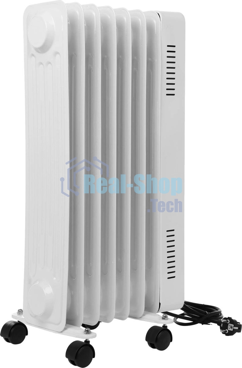 Обогреватель масляный Centek CT-6222-7 (7 секций) белый, 600/900/1500 Вт, 15 м2, 3 режима, термостат