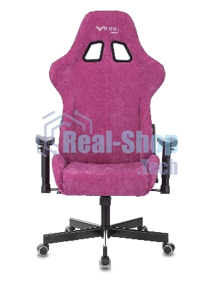 Кресло Бюрократ VIKING KNIGHT LT15 FABRIC малиновый, ткань, 120 кг, механизм качания