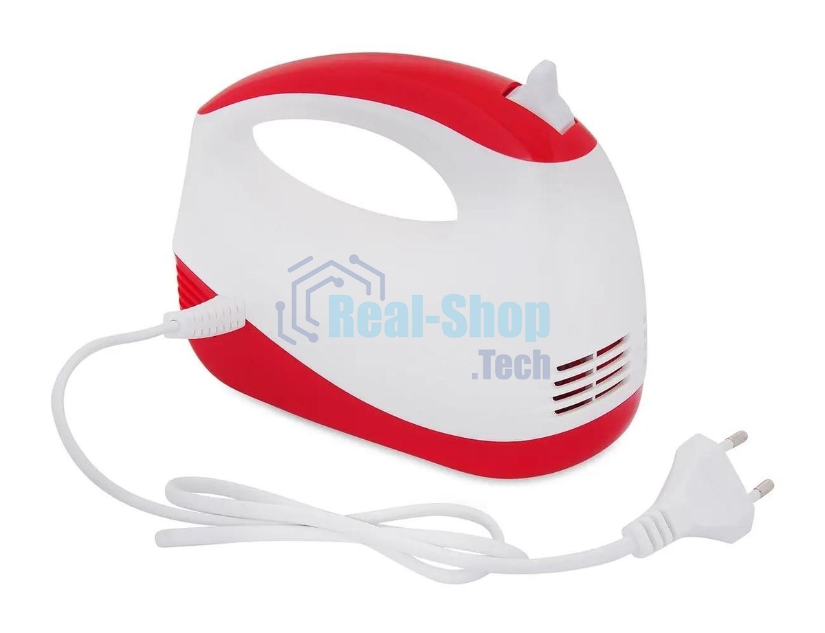 Миксер ручной Starwind SHM-251 250 Вт, белый/коралловый