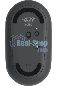 Мышь беспроводная Logitech Pebble M350 графитовый, 1000 dpi, радиоканал, Bluetooth, USB, кнопки - 3