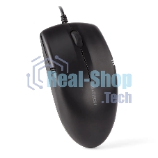 Мышь проводная A4Tech OP-530NUS черный, 1200 dpi, USB, кнопки - 3